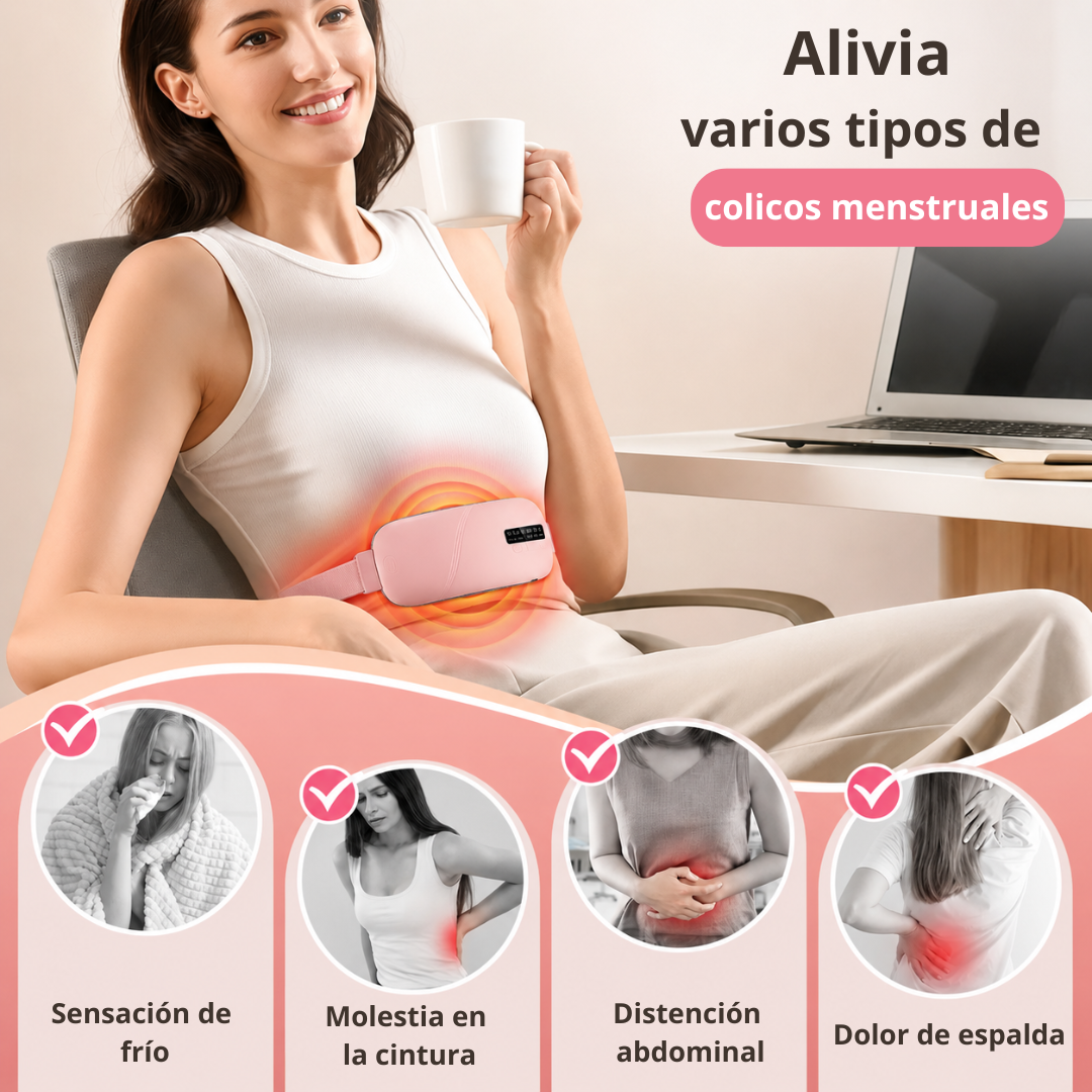 Almohadilla térmica para aliviar cólicos
