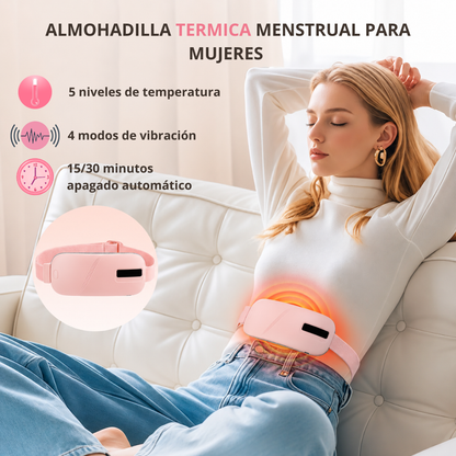 Almohadilla térmica para aliviar cólicos