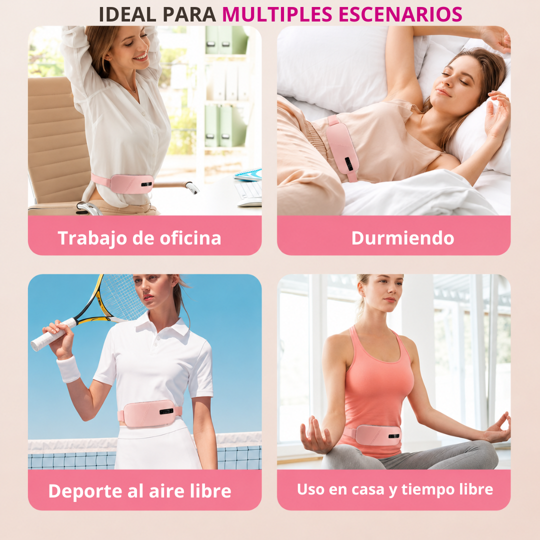 Almohadilla térmica para aliviar cólicos
