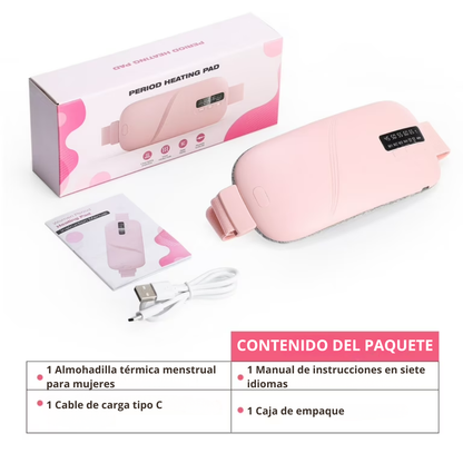 Almohadilla térmica para aliviar cólicos